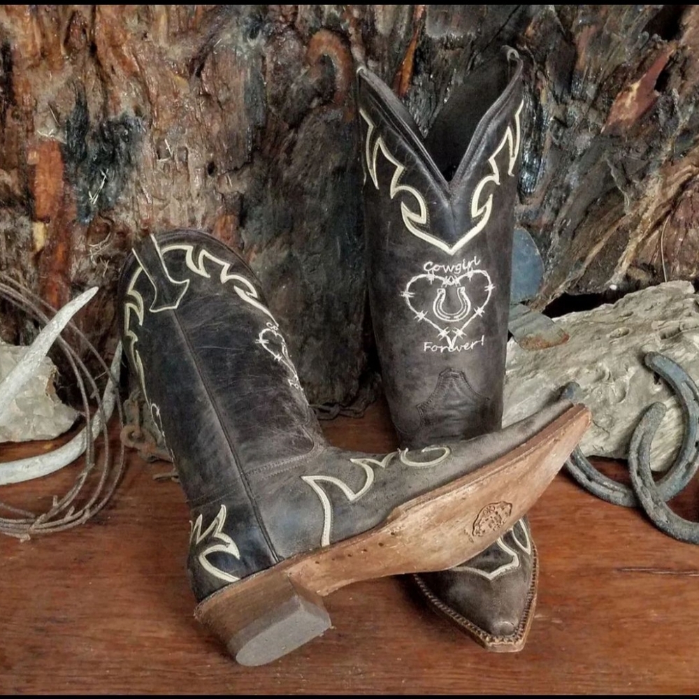 NWOB Pecos Bill cowboy boots 10B - Picture 2 of 6